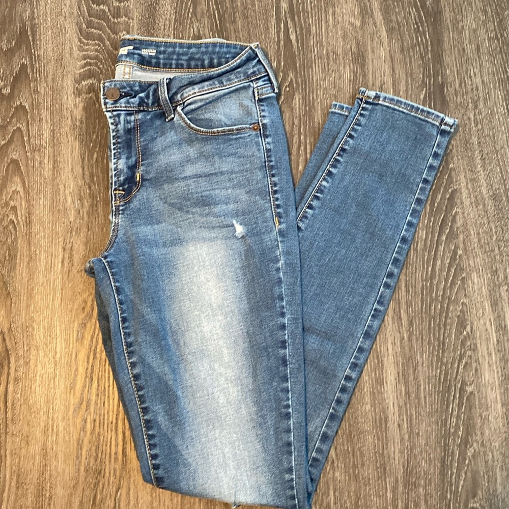 Old navy blue super skinny jeans